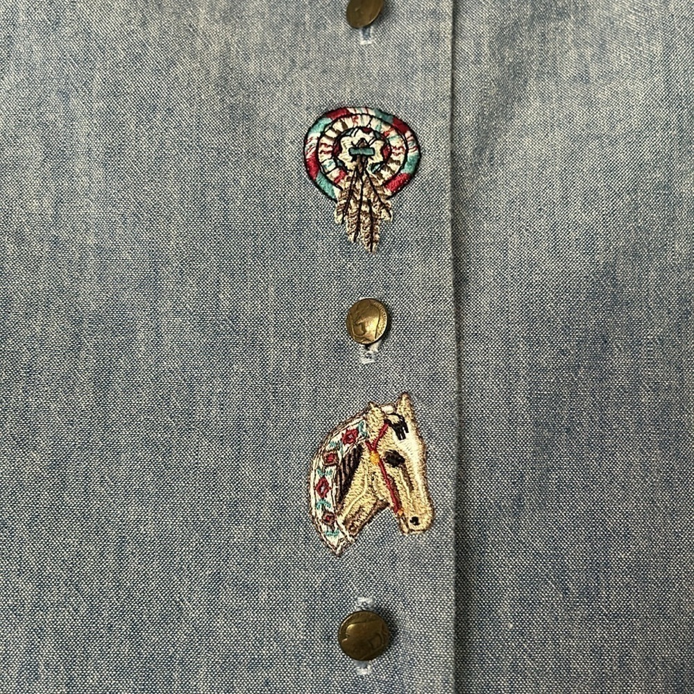 Sharon Young Sportswear denim top